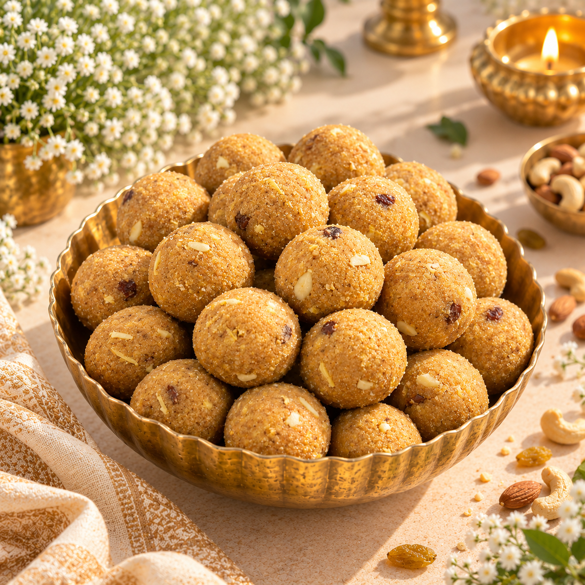 Shahi Besan Ladoo