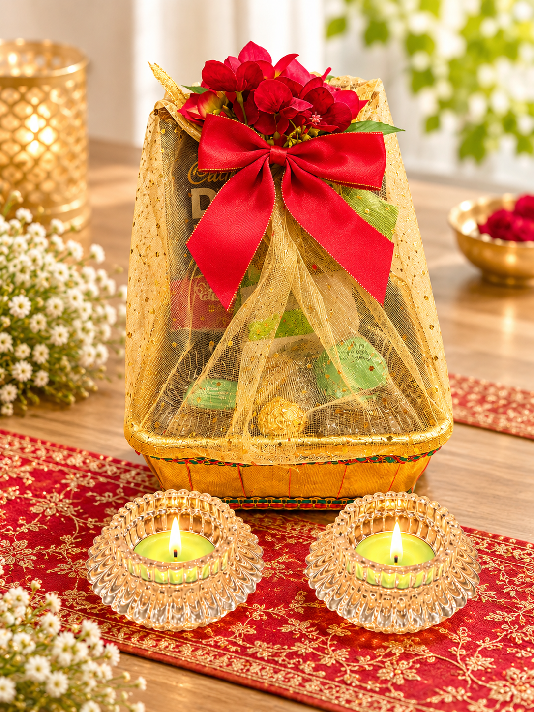 Festive Indulgence Gift Basket