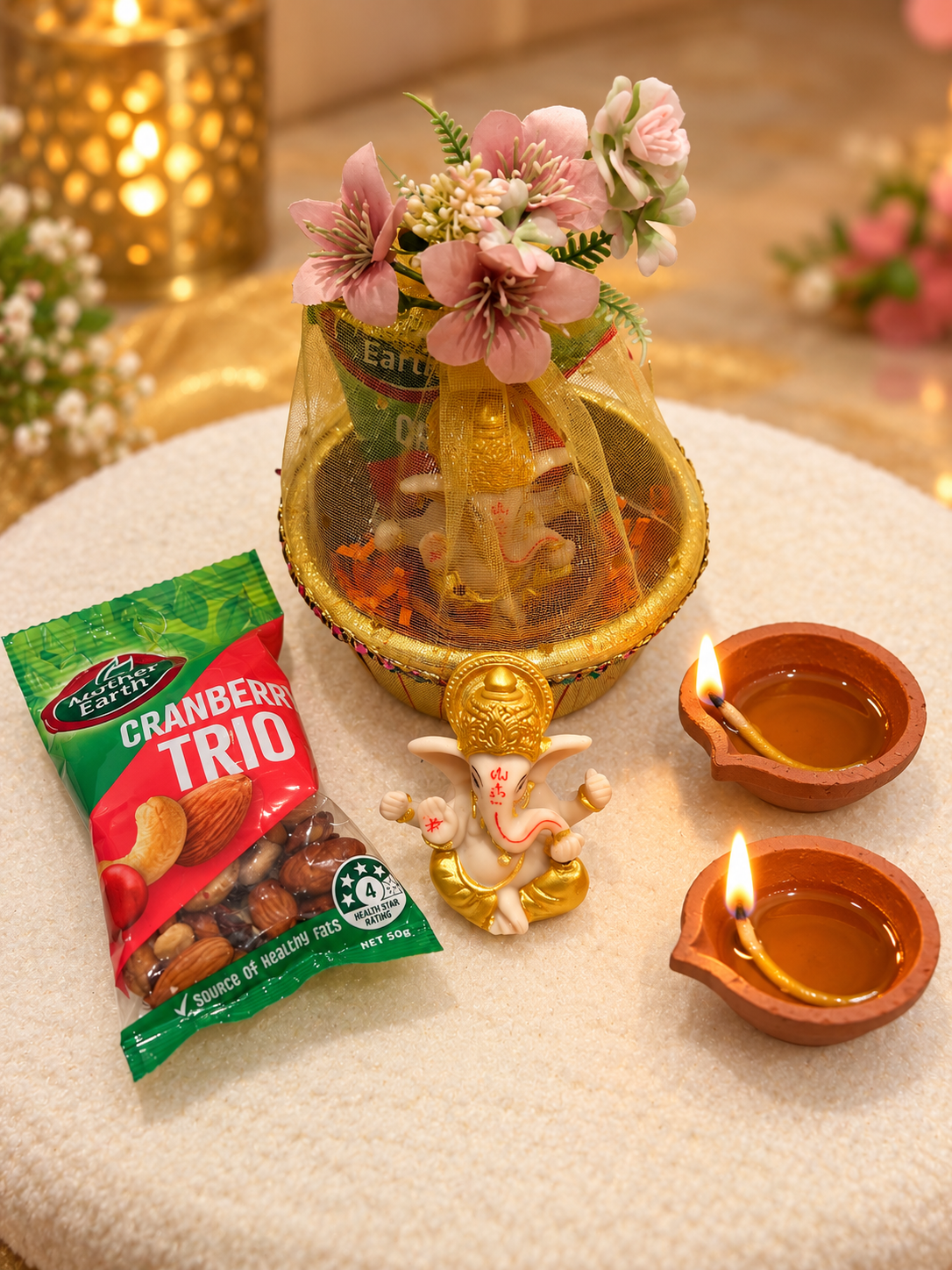 Ganesha Festive Delights Basket - Small