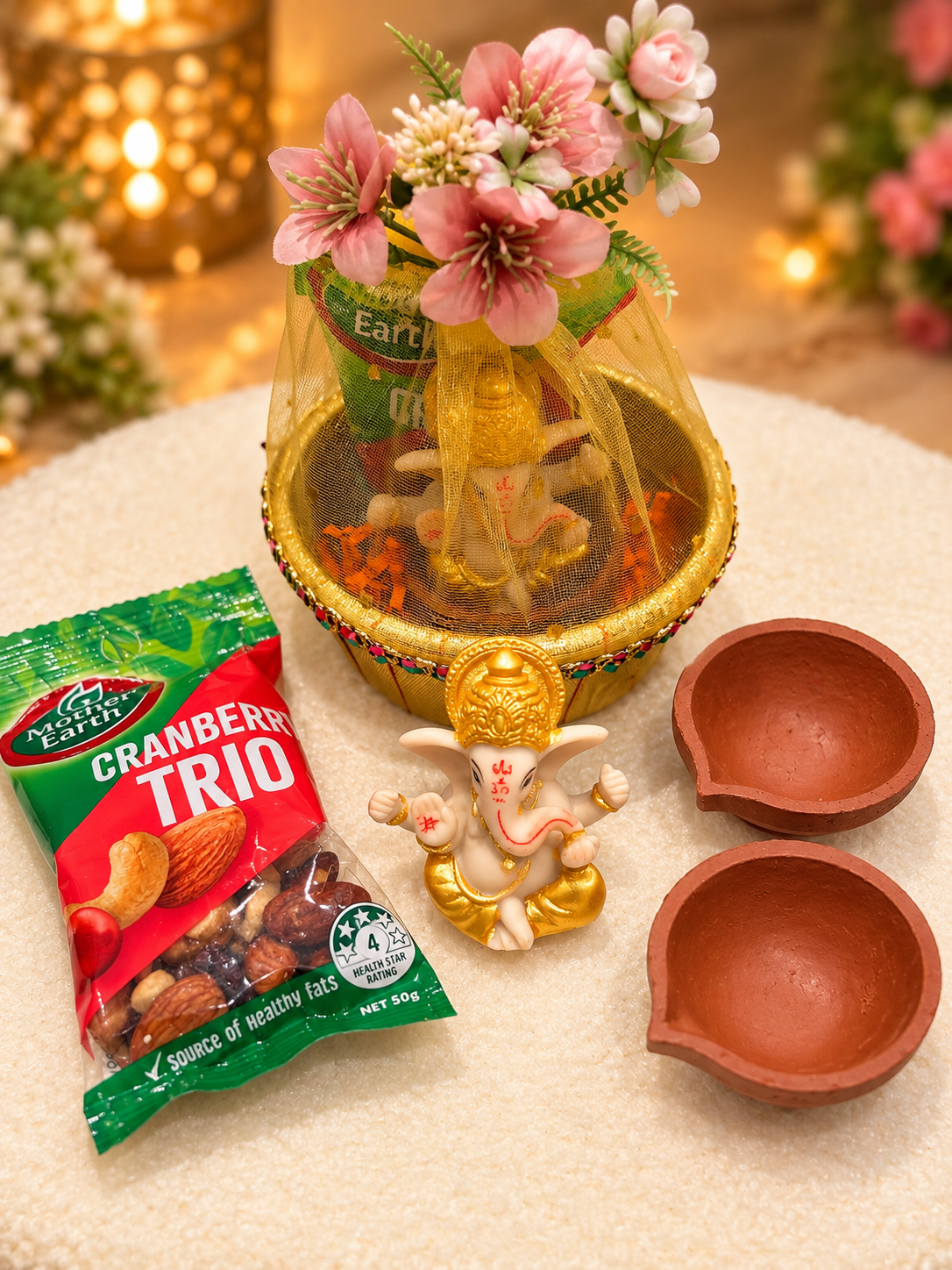 Ganesha Festive Delights Basket - Small