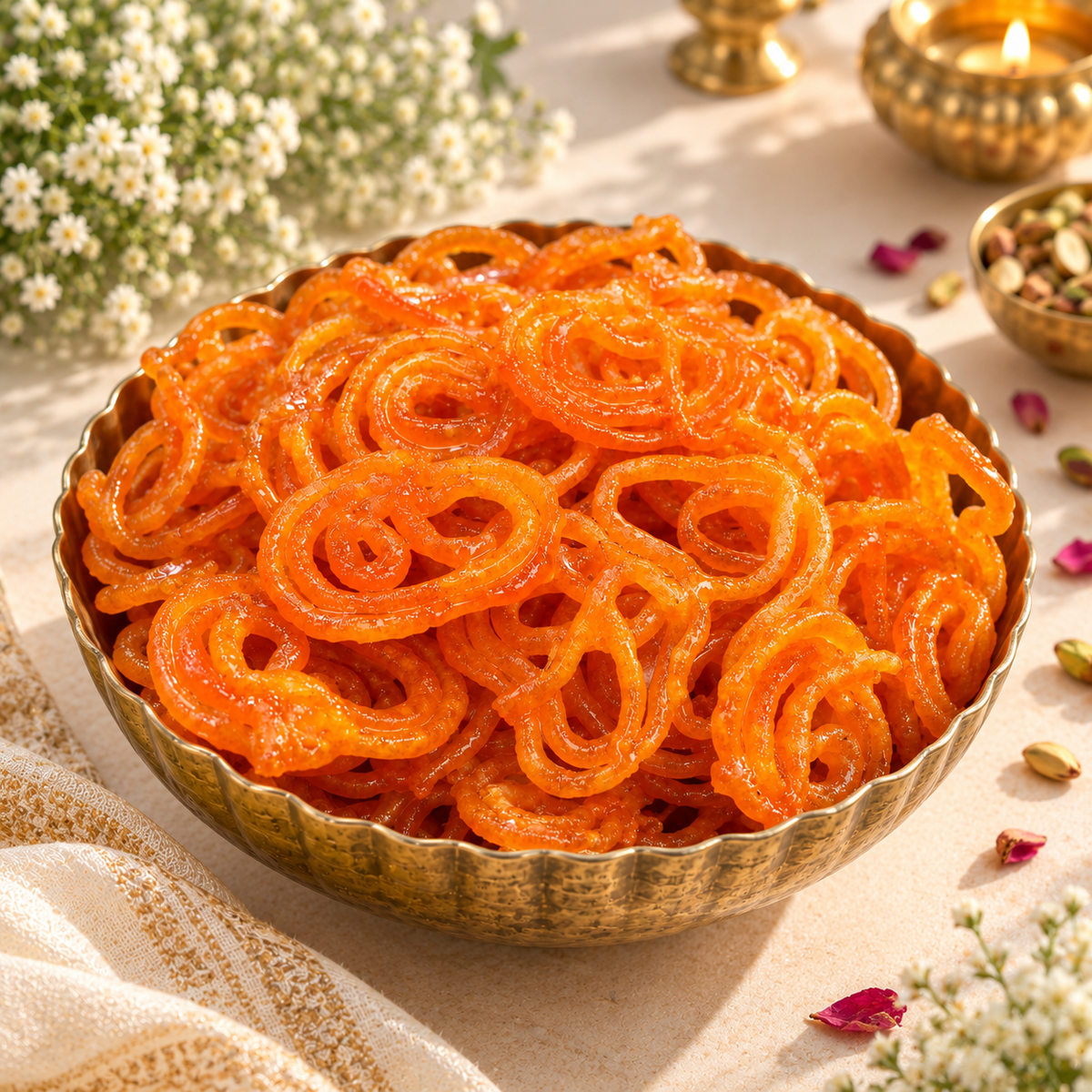 Traditional Indian Jalebi
