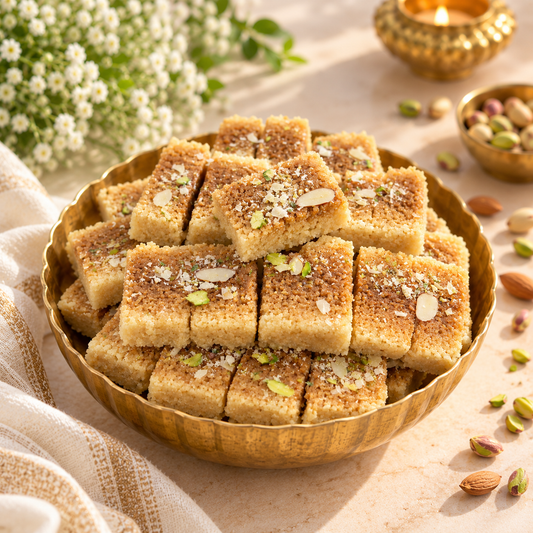 Indian Milk Cake Mithai