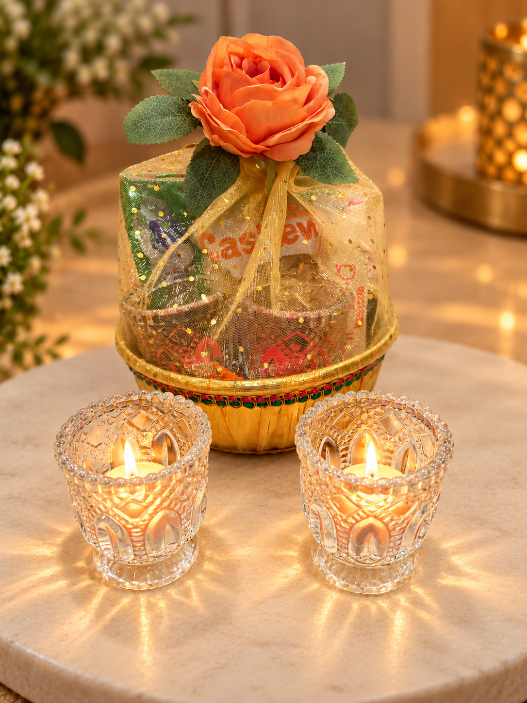 Golden Moments Gourmet Gift Basket