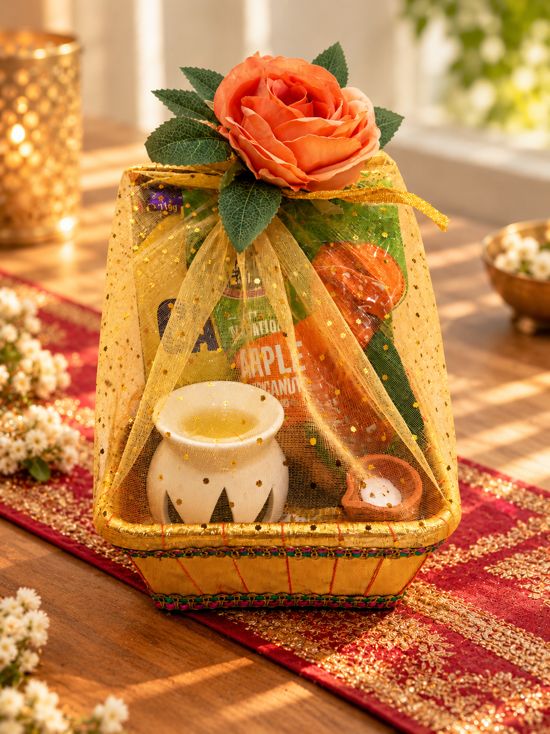 Golden Glow Diwali Gift Basket